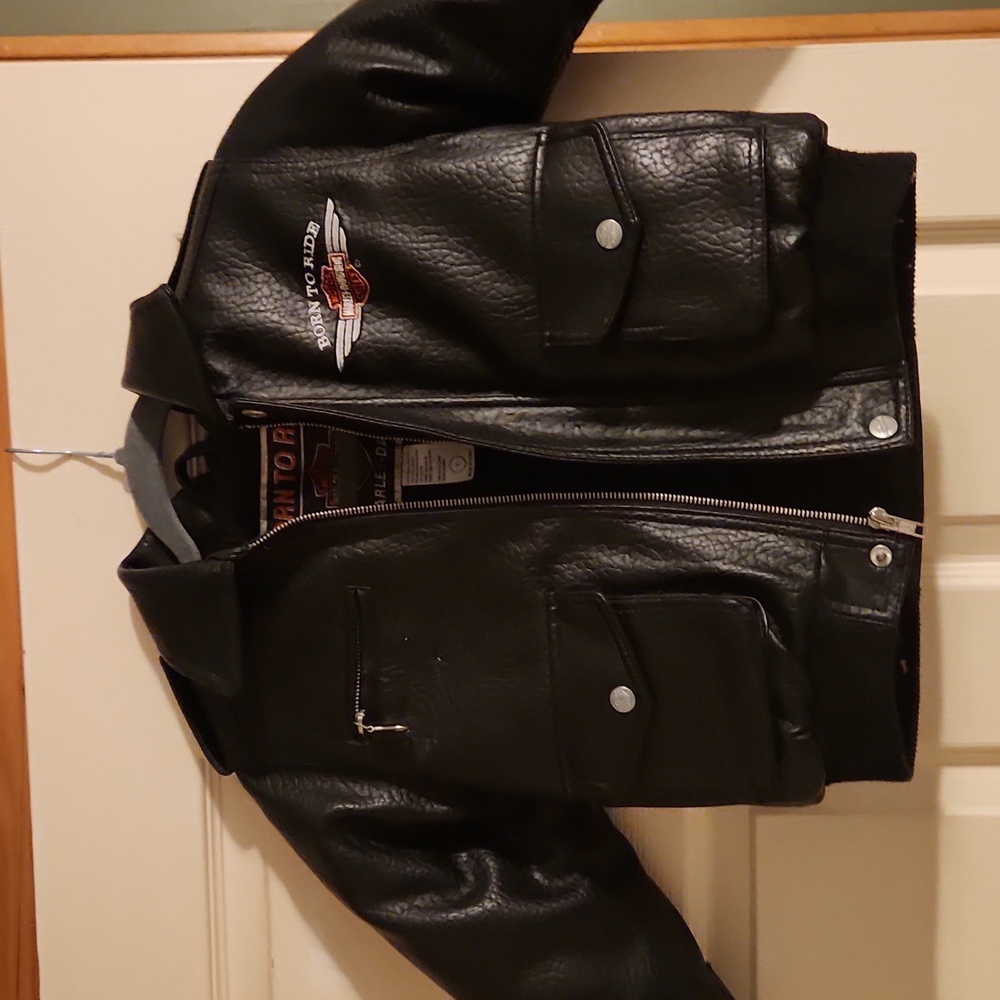 Authentic Leather kids Harley Davidson jacket